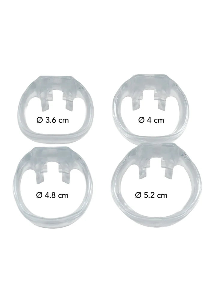 Clear Control Cock Cage Regular