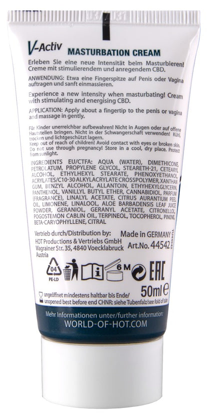 V-Activ Unisex Masturbation Cream