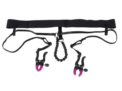 Labia Clamps mit Perlenstring S-L