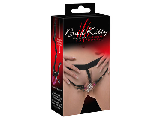 Labia Clamps mit Perlenstring S-L