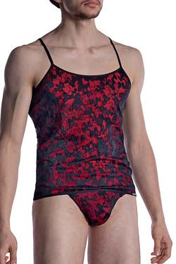 Alessio Shemale Shirt - M2006 Schwarz/Rot